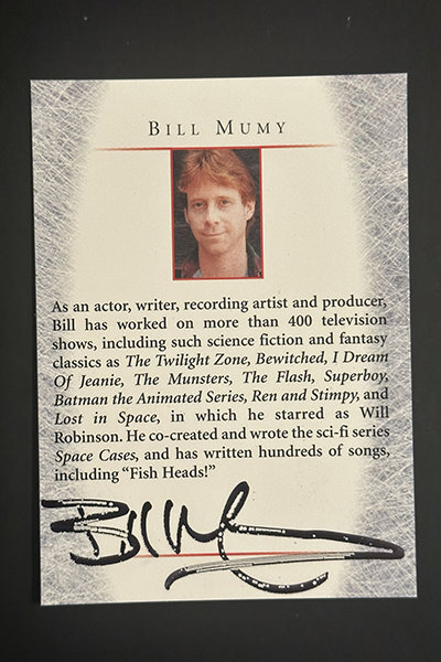 Bill Mumy Headshot Trading Card -signed