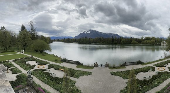 The view from the balcony at Leopoldstrom