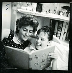 My beautiful Mom, Margaret. She was always on the set with me. 
