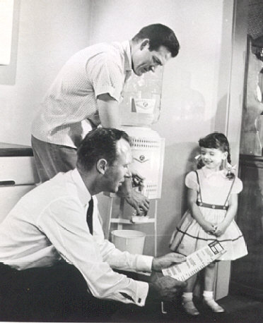 MY CAREER BEGINS...at age 3 with the first job I went on for a Sparkletts bottle label.