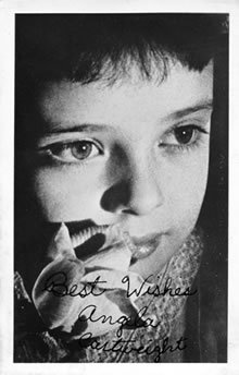 I recieved lots of fan mail that my Mom answered and sent out a photograph. This was one of the pictures that was sent in 1958..