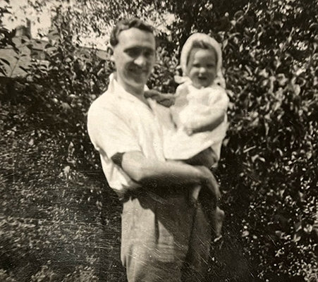 When I was one we left Great Britain and arrived on the East shores of  Canada. 