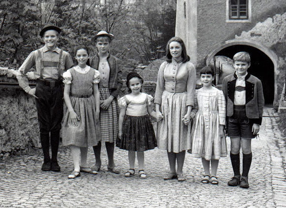Outside the Abbey...