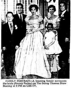 Penney Parker played Terry Williams from 1959 - 1960