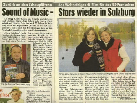 2003 - Heather & I are asked to go to Salzburg to shoot an episode of Movie Lovers Roadtrip