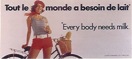 Milk spokeswoman
