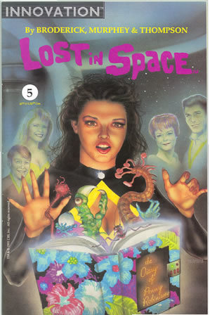 Lots of Lost In Space memorabilia abounds. 
