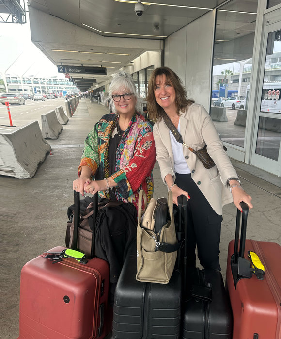 Me and my travel companion, Connie