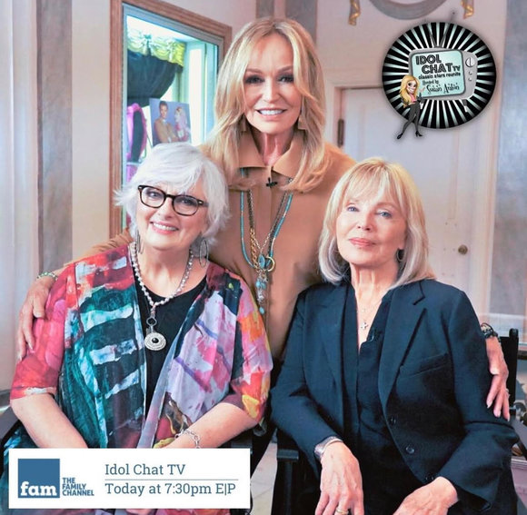  Marta Kristen and me on 'Idol Chat' with Susan Anton