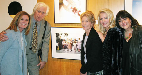 With photographer Douglas Kirkland and the iconic photograph he shot of us in Salzburg while filming the movie. Academy of Motion Picture Arts & Sciences 2004
