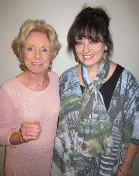 Charmian and give out the costume award on stage at the Hollywood Bowl.
