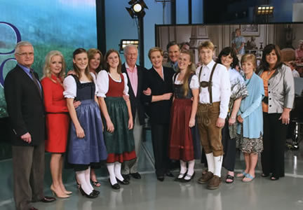 2010 - Everyone was on the show including the REAL von Trapp family