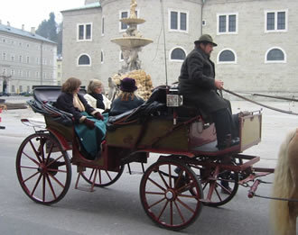 Carriage Ride through Salzburg Towne - 2002