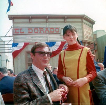 Our rival show was Batman... but Adam West was nice. They shot their show on the stage next to ours. 