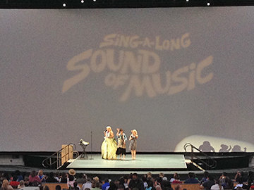 We attend the 'Sound Of Music' Sing A Long at the Hollywood Bowl whenever we can.