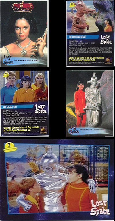 A few trading cards from the show.