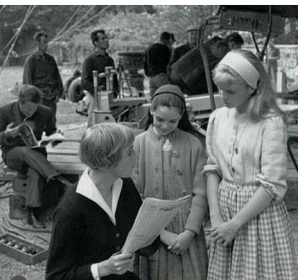 Julie reading in Variety that she was nominated for 'Mary Poppins'.