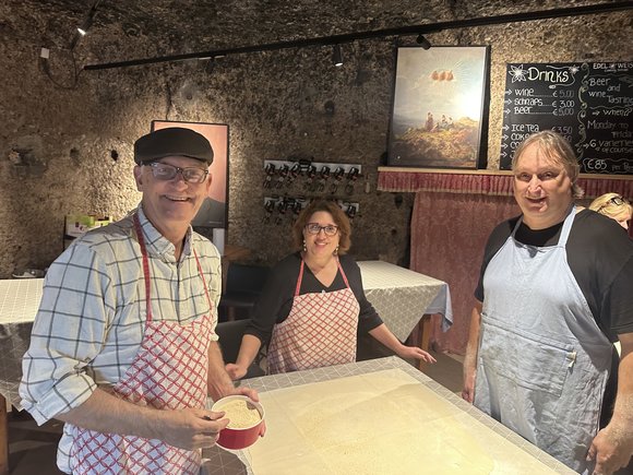 ...and then we get to enjoy our cooking...