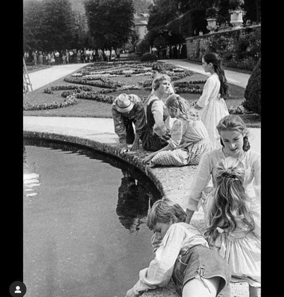 Between shots at the Pegasus fountain in Maribell Gardens
