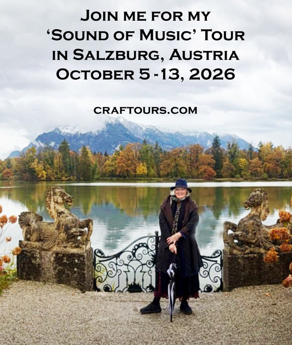 Yearly I lead a tour to Salzburg, Austria with Craftours and we visit all the 'Sound of Music' locations. 