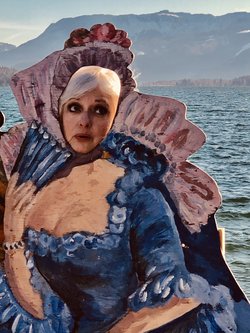 St Gilgen lady on the lake