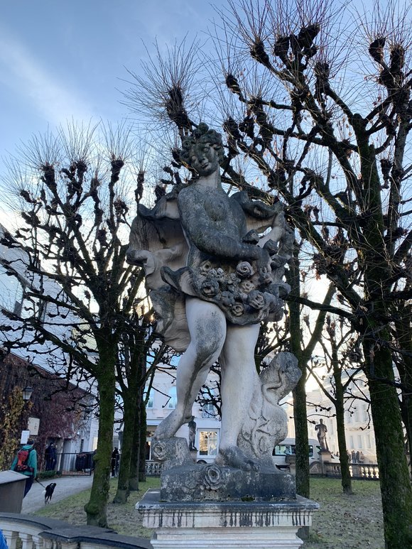 Statues in Maribell Gardens