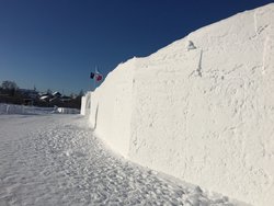 The Snowcastle wall