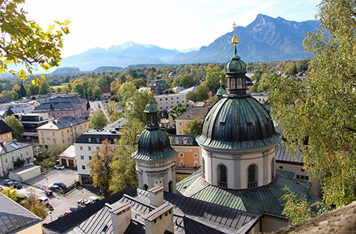 View over Salzburg