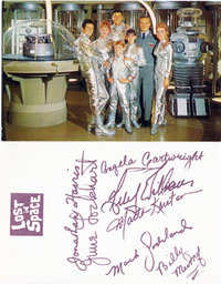 #144 Lost In Space Vintage postcard