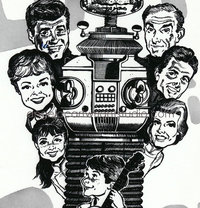 86 Lost In SpaceVintage Illustration detail