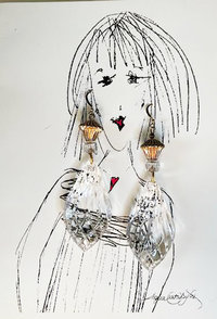 Ballroom Crystal Earrings