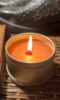 Captains Leather Candle
