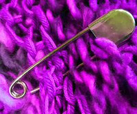 4" brass Gather It Pin