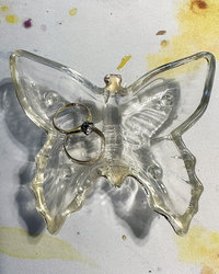 Vintage Butterfly dish