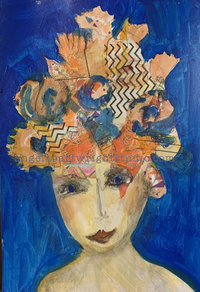 Phoebe - Mixed Media Original