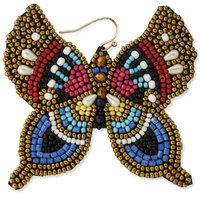 Estate Butterfly Earrings + AC art ♥