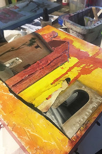 Gestation - original mixed media