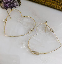 My Gold Heart earrings