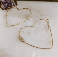My Gold Heart earrings