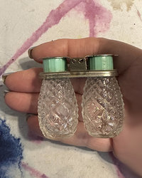 Vintage Mini Salt & Pepper Shakers