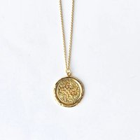 Rosette Medallion Necklace