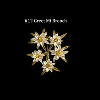 Edelweiss Greet Mi Brooch ♥ #12