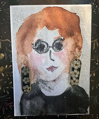 Three Flower Pressed earrings ♥ AC Art