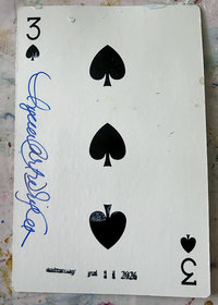 Wildcards 3 of spades - original