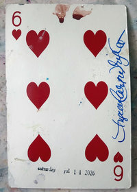Wildcards 6 of hearts - original