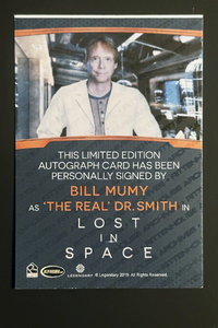 Bill Mumy' the real Dr. Smith' Trading Card - signed