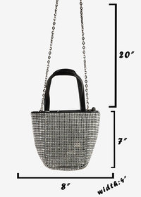 Pave Rhinestone handbag