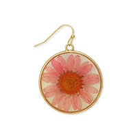 Chrysanthemum Flower Earrings ♥ AC Art