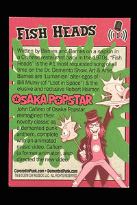 #168 Fish Heads- Mumy Trading Card