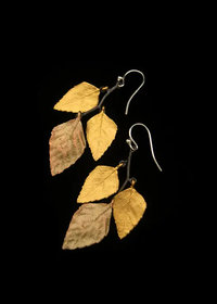 Autumn Leaf Earrings♥AC Art 